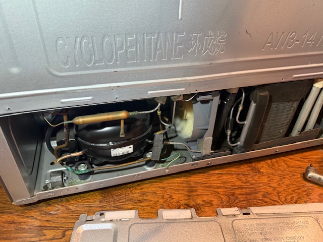The problems with condenser fan motor